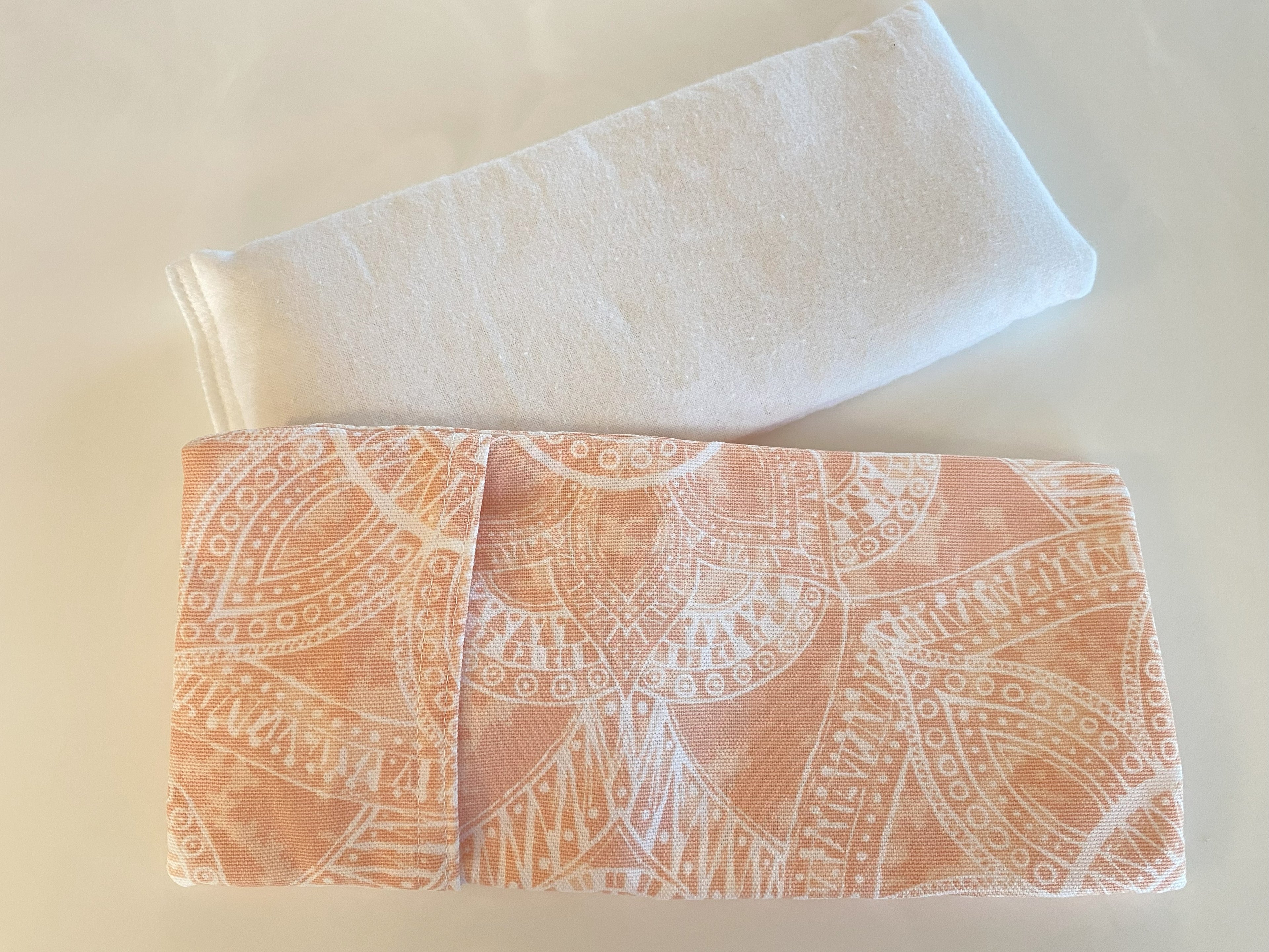 Unscented Small Microwavable Rice Bag with Washable Cover