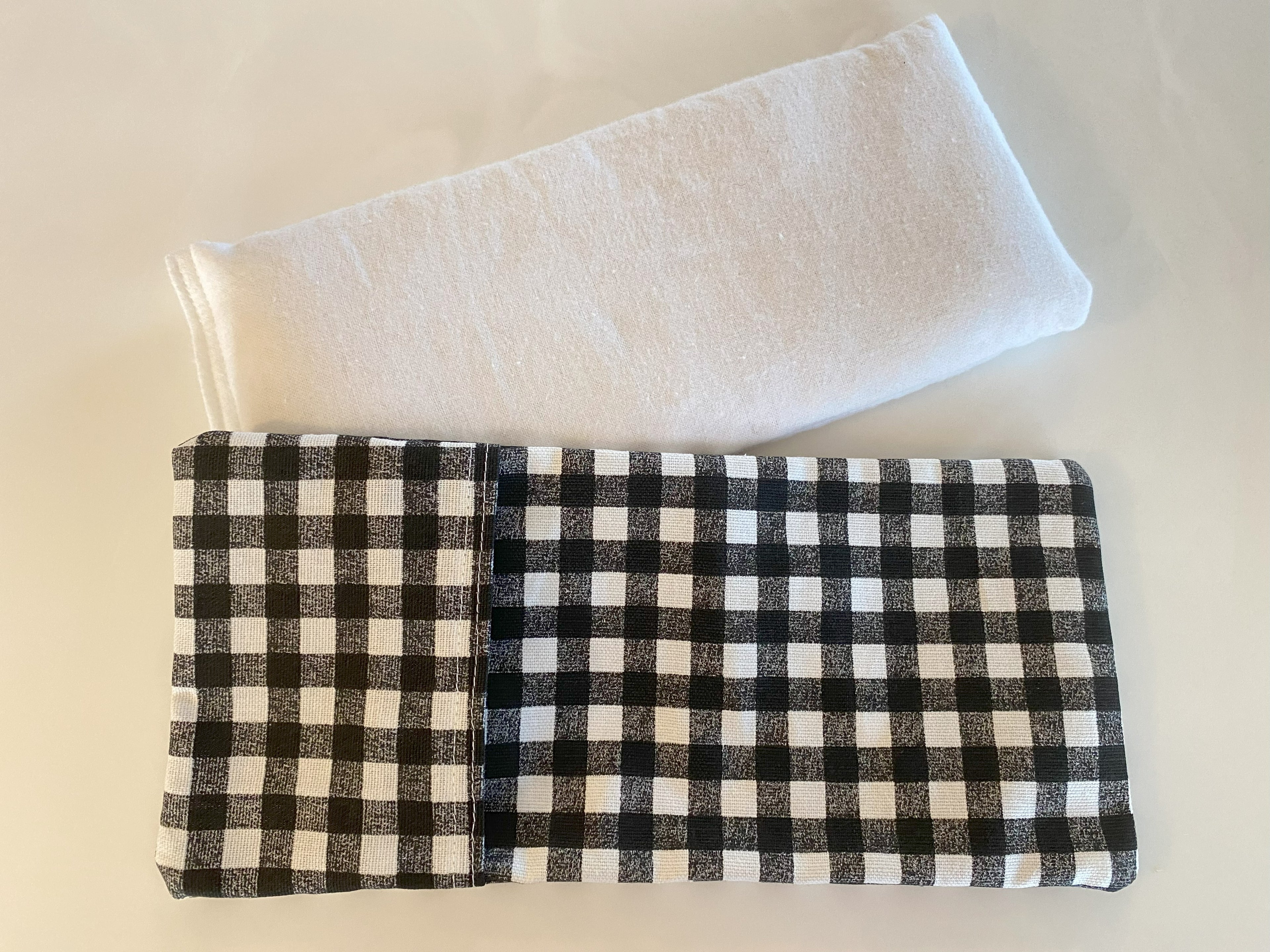 Unscented Small Microwavable Rice Bag with Washable Cover