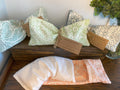 Unscented Paisley Print Small Microwavable Rice Bag with Washable Cover