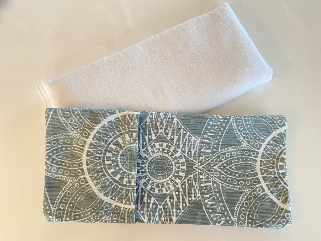 Unscented Small Microwavable Rice Bag with Washable Cover