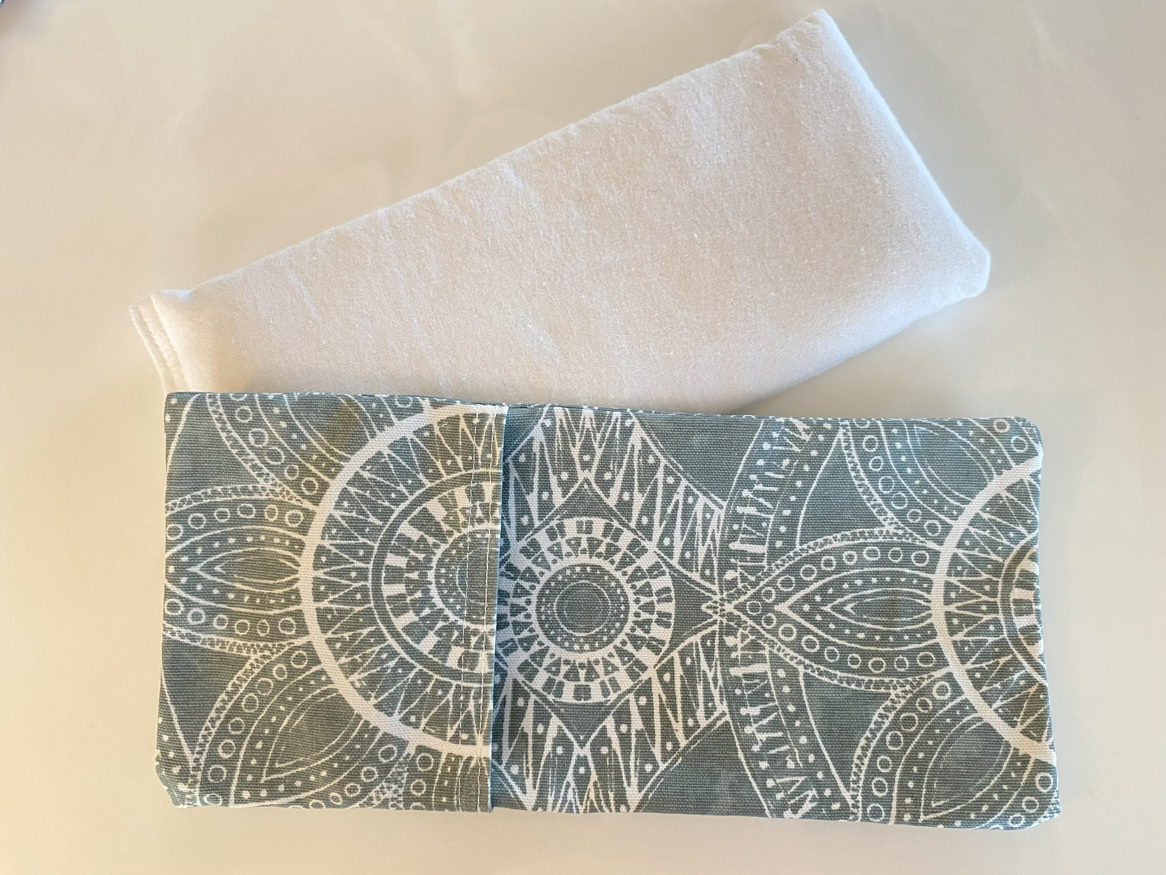 Unscented Small Microwavable Rice Bag with Washable Cover
