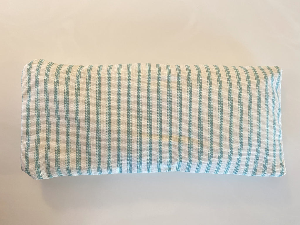 Unscented Stripe Small Microwavable Rice Bag with Washable Cover