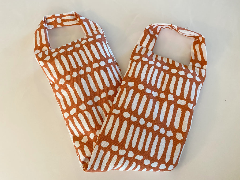 Unscented Microwavable/Freezable Rice Bag with Washable Cover